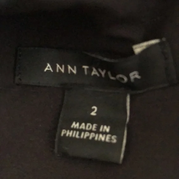 Ann Taylor NWOT black jumpsuit size 2